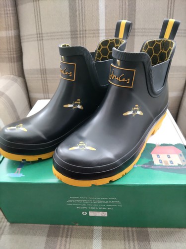 Joules ladies wellibobs black - wellibobs,