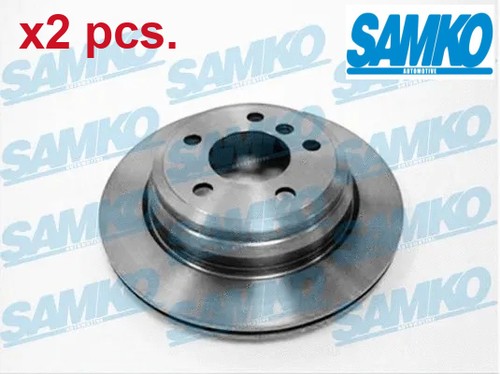 Pcs rear brake disc set - x2,