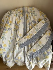 FABULOUS MTM VINTAGE LAURA ASHLEY CHARLOTTE SWEET PEA CURTAINS/ TIEBACKS