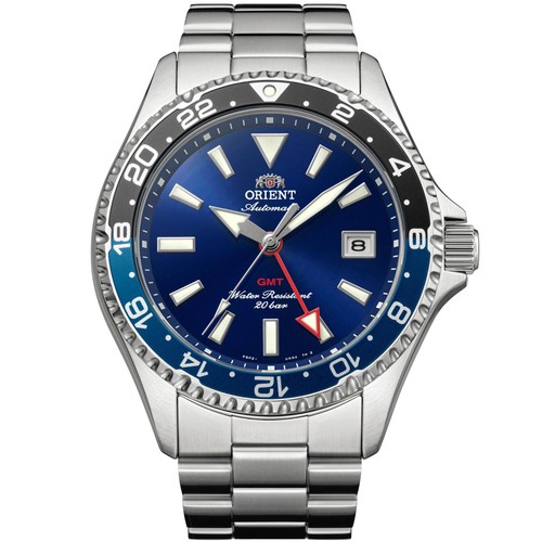 Orient mako gmt 43mm blue - mako, dial