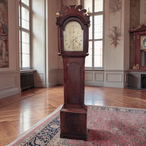 Georgian mahogany longcase - mahogany,