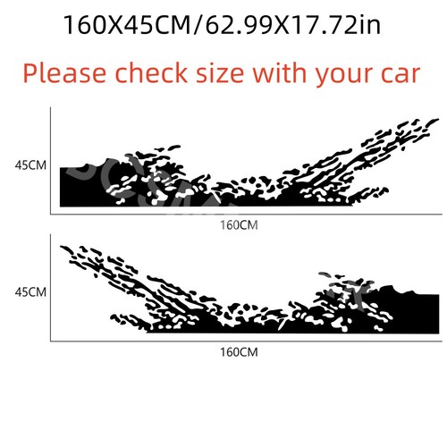 99in car splash decal diy - car,