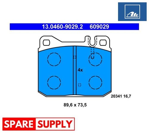 Brake pad set disc - set,,