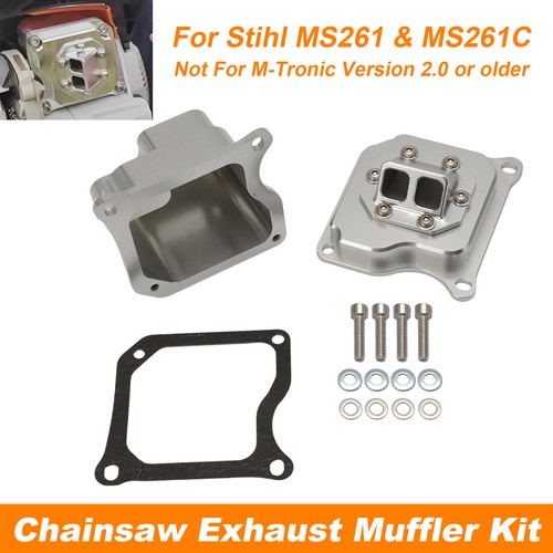 Cnc aluminum chainsaw exhaust - chainsaw,