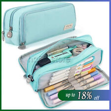 Pencil Case for Girls Boys Large Pencil Cases Big Capacity with 3 Compartments