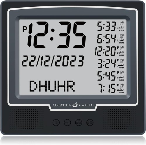 Azan alarm table - alarm,