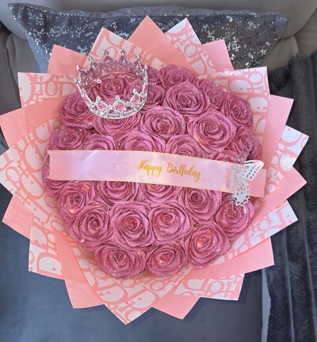 Handmade ribbon rose eternal - handmade,