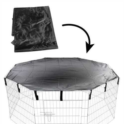 Kct pet play pen - 8, black