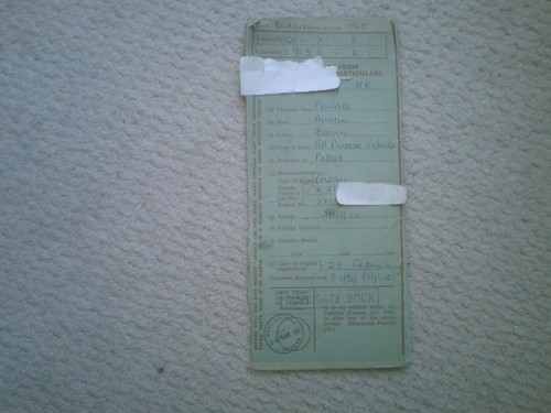 Austin gipsy 1958 memorabilia - austin,