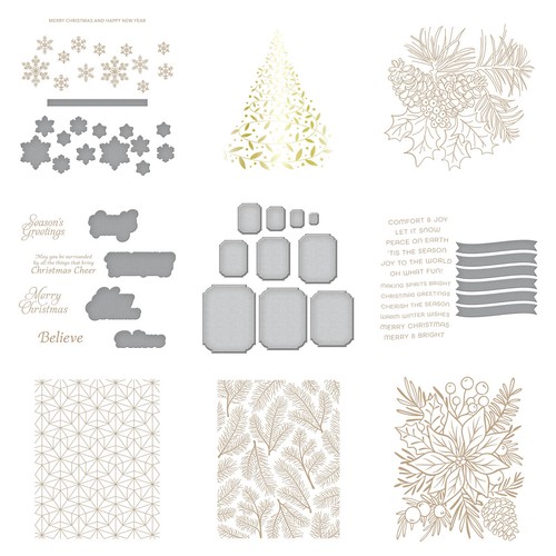 Christmas metal hot foil - metal,