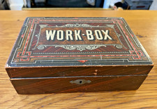 Antique German Work-Box with