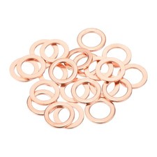 22 Pcs Flat Copper Washers 12x18x1.5mm Copper Flat Sealing Ring Washers