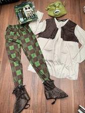 Adults Rubies Shrek Fancy Dress Costume Outfit Mask Tunic Trousers/boots Size L