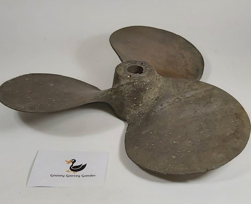 Vintage boat propeller brass - boat,