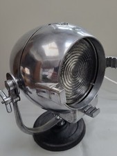 Strand Electric Patt 123 Rewired  E27 LED. 4mtrs  Polished Theatre Lamp.