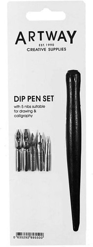 Dip pen set - set, 5