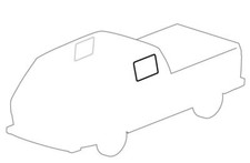 Seal Crew Cab Rear Side Window