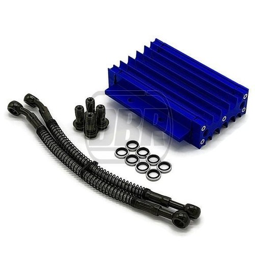 Blue cnc alloy - bike, oil