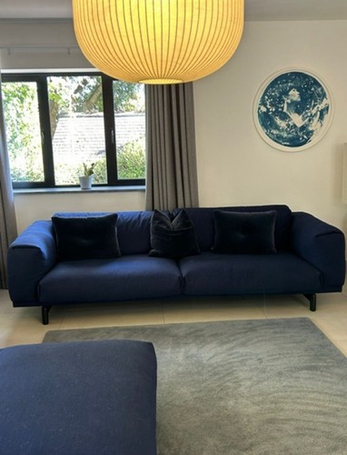 Muuto rest seater sofa - muuto, blue