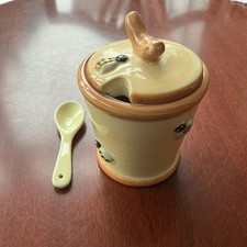 Small Honey Pot With Ceramic