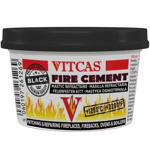 Vitcas black fire cement - black,