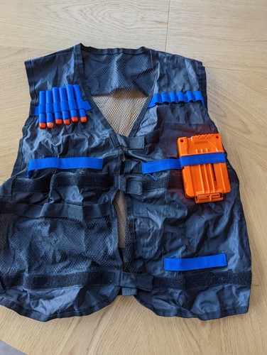 Kids tactical vest black - kids, -black