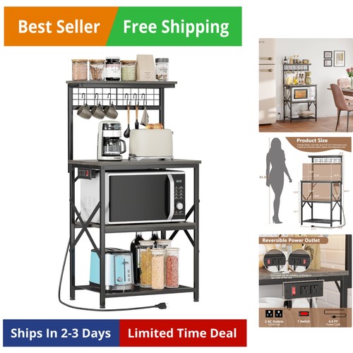 Kitchen bakers rack with power - bakers,
