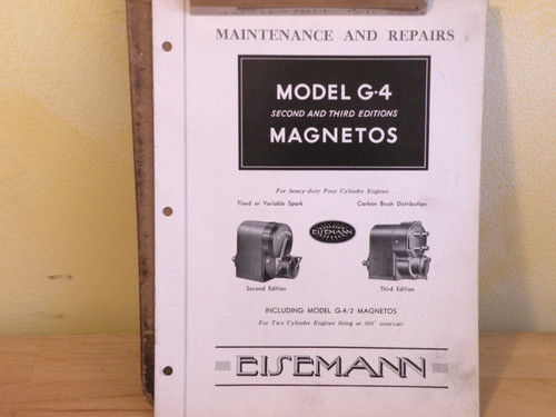 Eisemann magneto model - magneto, g-4