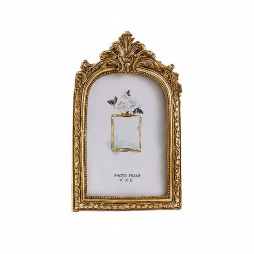 Vintage arched picture frame - vintage,