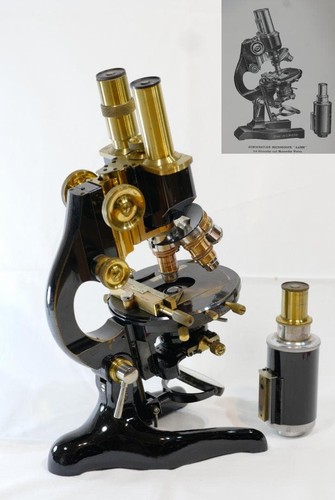 Microscope antique collectible - microscope,