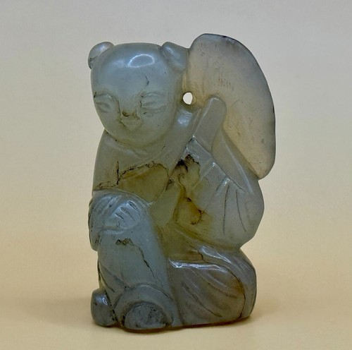 Chinese miniature carved jade - miniature,