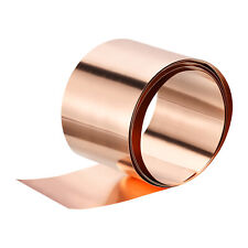 Copper Sheet Roll 3500mm x 200mm x 0.2mm 99.9% Pure Copper Strip Copper Flashing