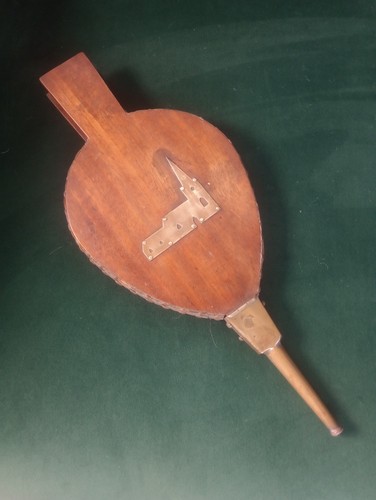 Vintage fire bellows working - vintage,