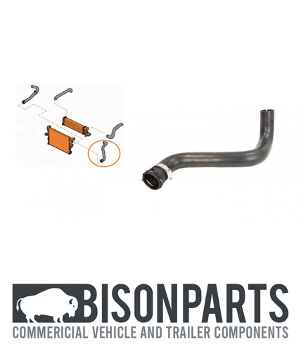 Engine coolant radiator hose - radiator,