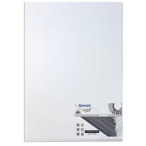 White card 180gsm paper - a2,