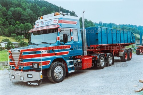 Truck photo scania 143h tipper - photo,