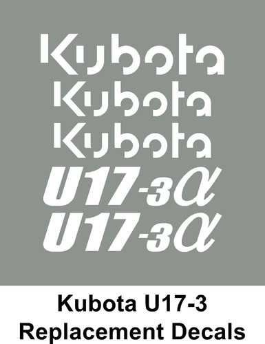 Kubota digger u17 plant - kubota,