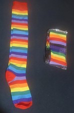 Women 2 Pairs Rainbow Stripe