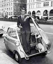 Cary Grant and his BMW Isetta