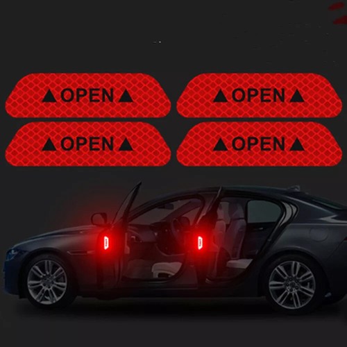 Car door red - red, open