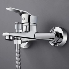 Chrome Wall Mounted Bath