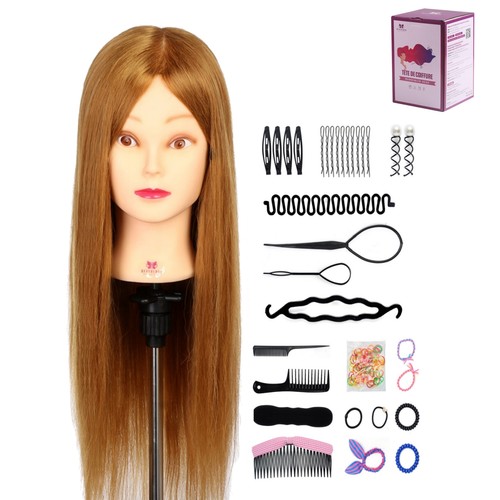 100 real hair training - 100%,