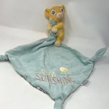Disney Store Simba Lion King Hello Sunshine Comforter Blanket Blankie Plush