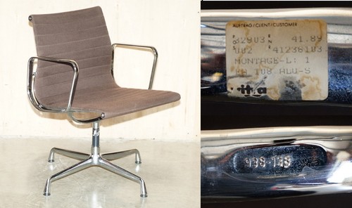 Brown 1989 vitra eames - of,