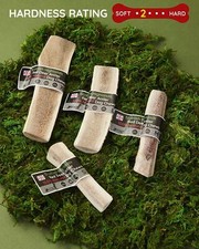 Scottish Deer Split Antler Dog Chews 100% Natural - Long Lasting, Minerals Full