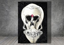 Salvador Dali Ballerina in a Death's Head CANVAS PAINTING ART PRINT POSTER 1564