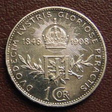 Austria. 1 Crown 1908