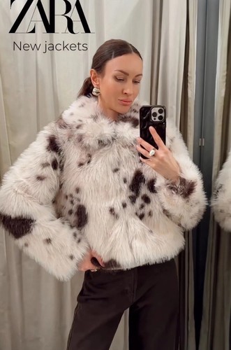 Zara women short - women, fur