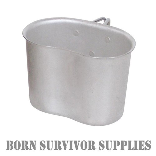 Army style metal mug - style, with