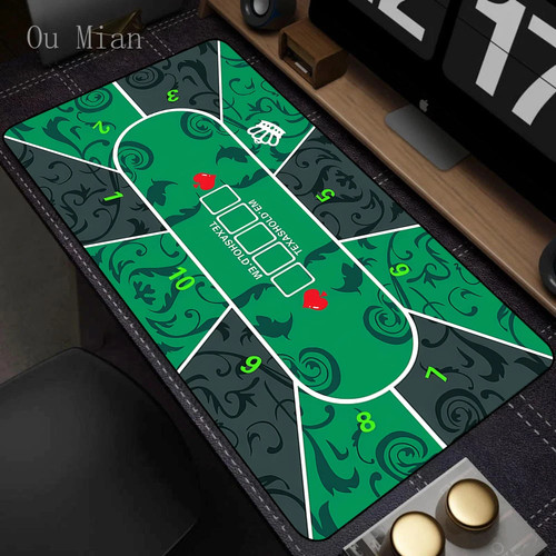 Texas poker mat thick - mat, rubber